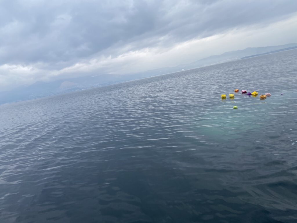 別府湾海洋散骨