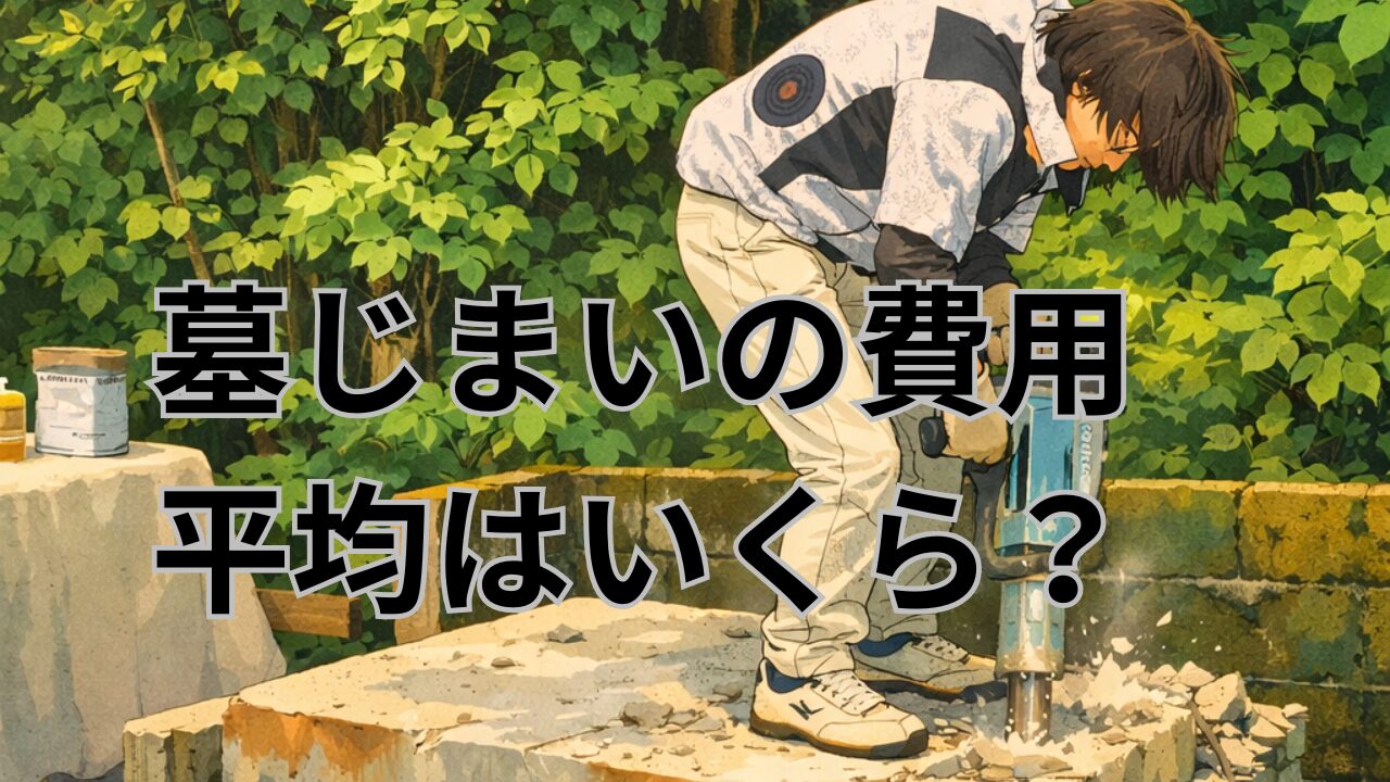 【墓じまいの費用平均はいくら？】知らないと損する“２つの費用”を徹底解説