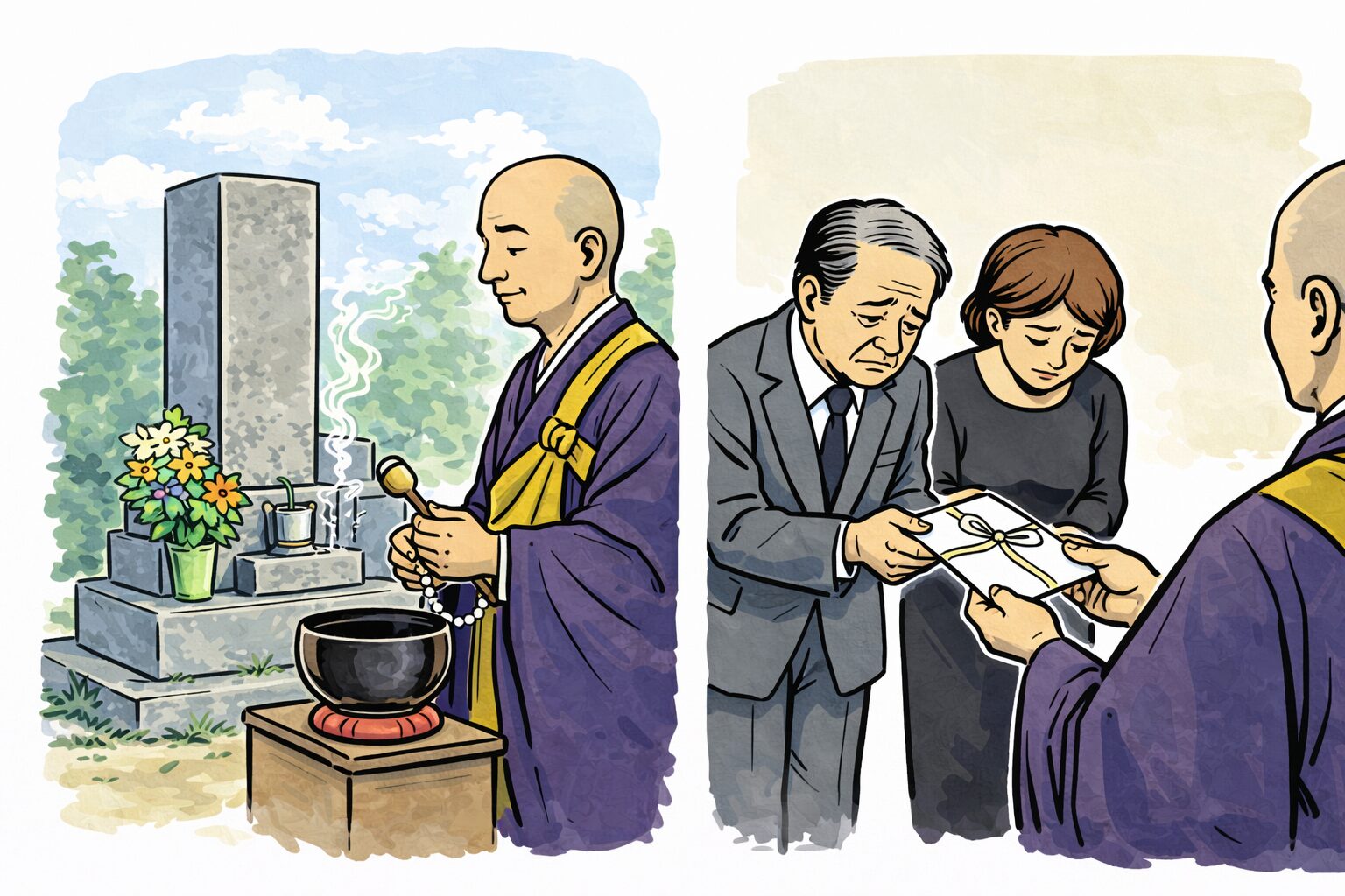 墓じまいのお布施はどうする？