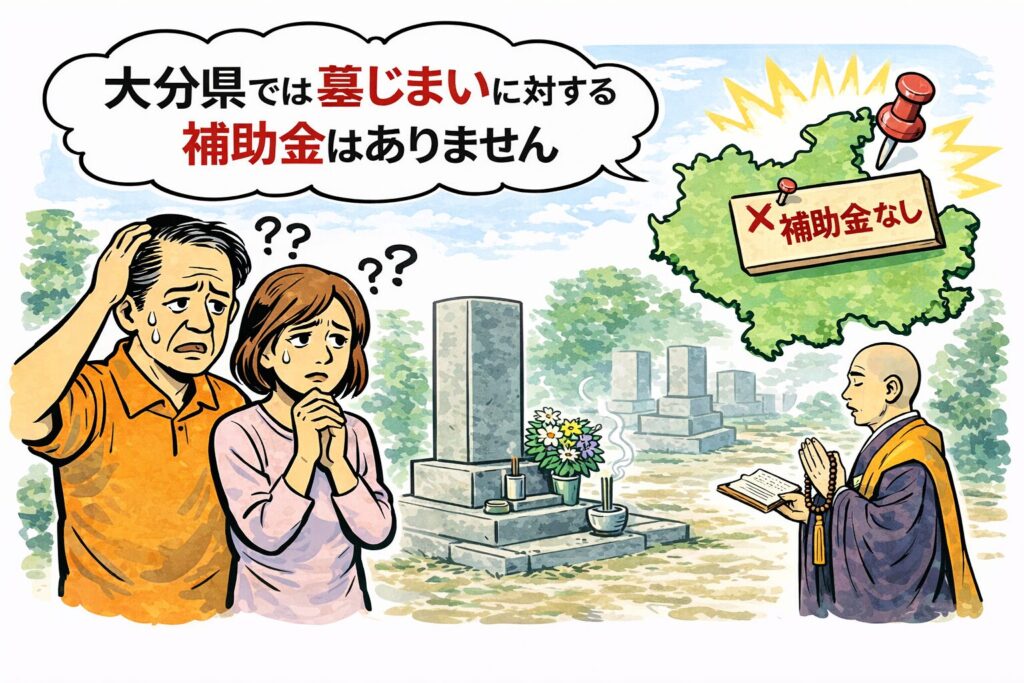 大分県に墓じまいの補助金