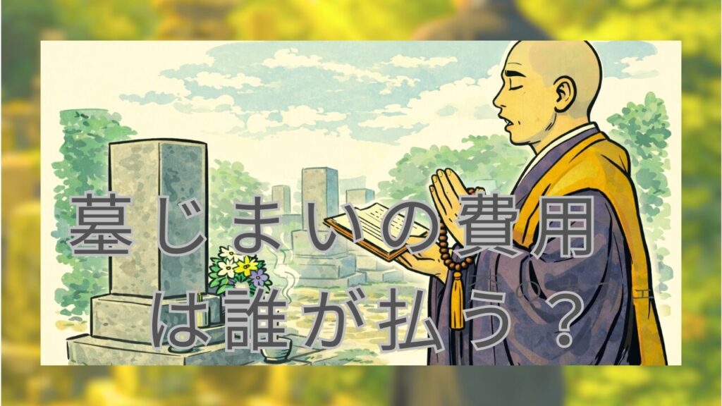 【墓じまいの費用は誰が払う?】