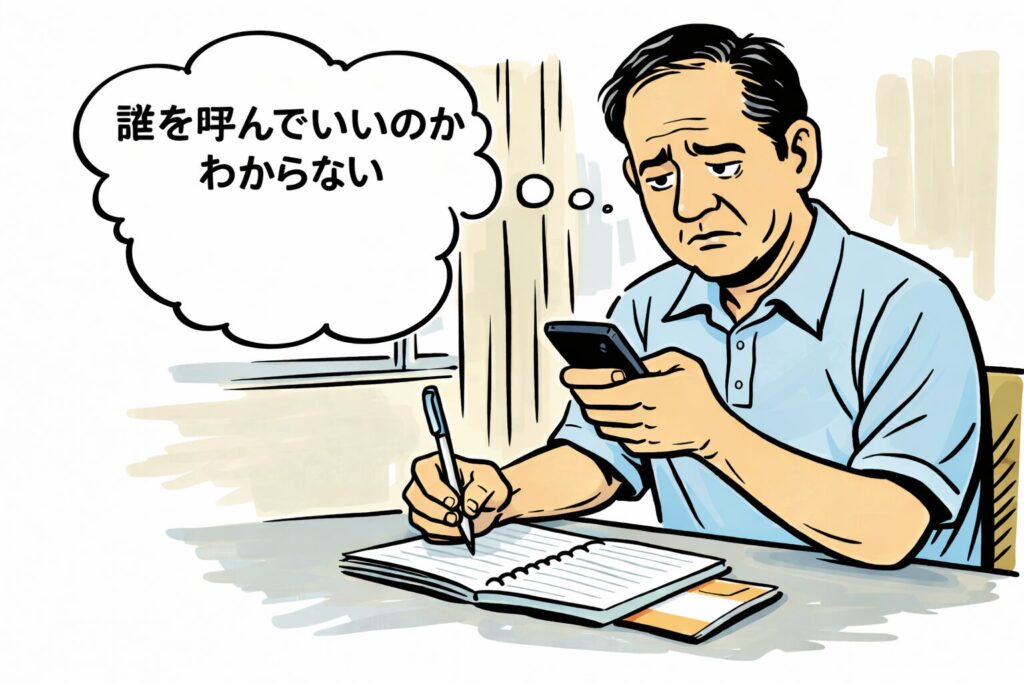 親の葬儀だれを呼んでいいのかわからない