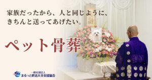 ペット骨葬はまるっと大分へ