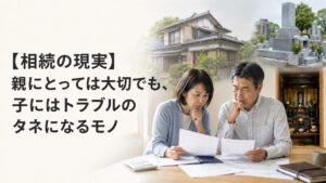 【相続の現実】親にとっては大切でも、子にはトラブルのタネになるモノ